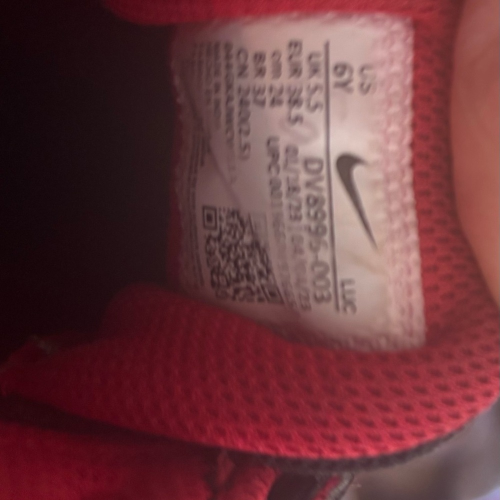 Nike Red Mesh Sneakers